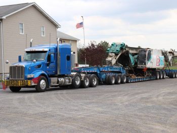 11 Axel Heavy Load from Barber Trucking