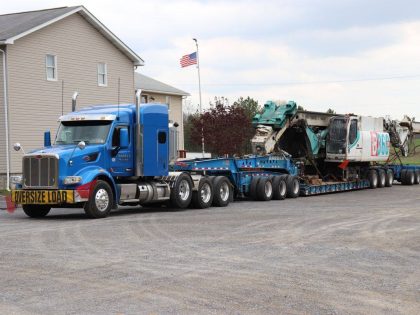11 Axel Heavy Load from Barber Trucking